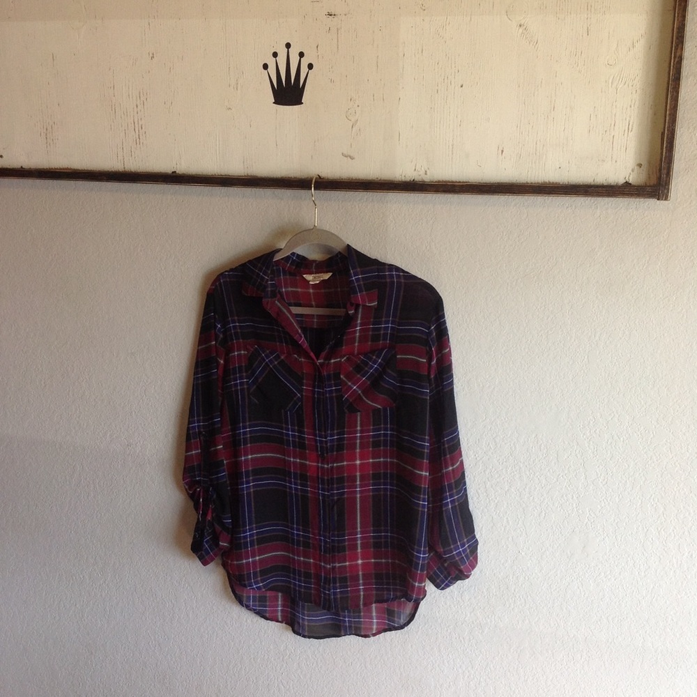 Decree square print top
